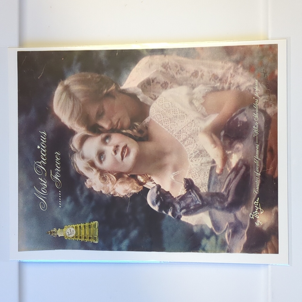 Vintage 1972 Seventeeen Ad: Most Precious Forever Perfume, White Shoulders